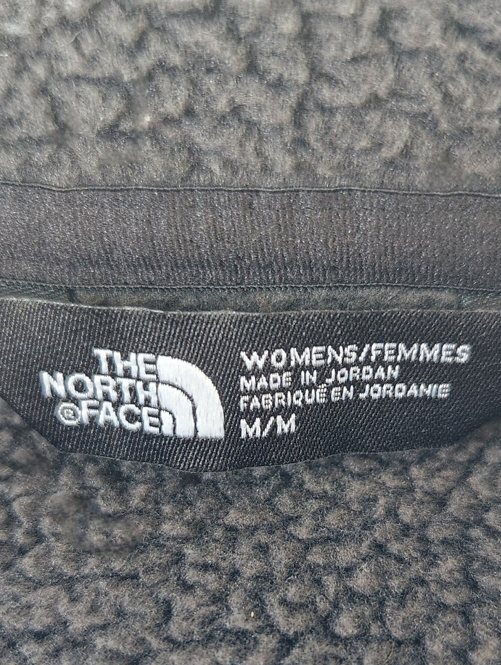 The North Face "Crescent Parka" Fleece Coat Heather Dark Gray | Women's Size M - Picture 9 of 12